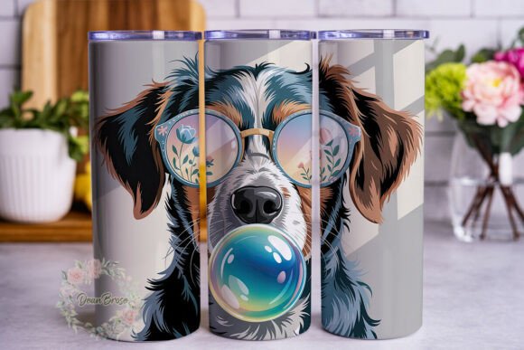 Cool Dog Sunglasses Graphics & Tumbler Wraps