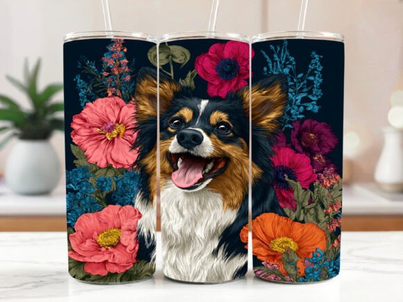 Corgi Dog Tumbler Wraps: Graphics for Publishers