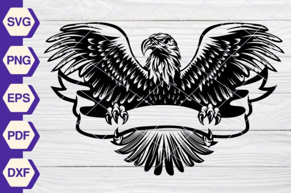 Flying Eagle SVG, Bald Eagle SVG EP412